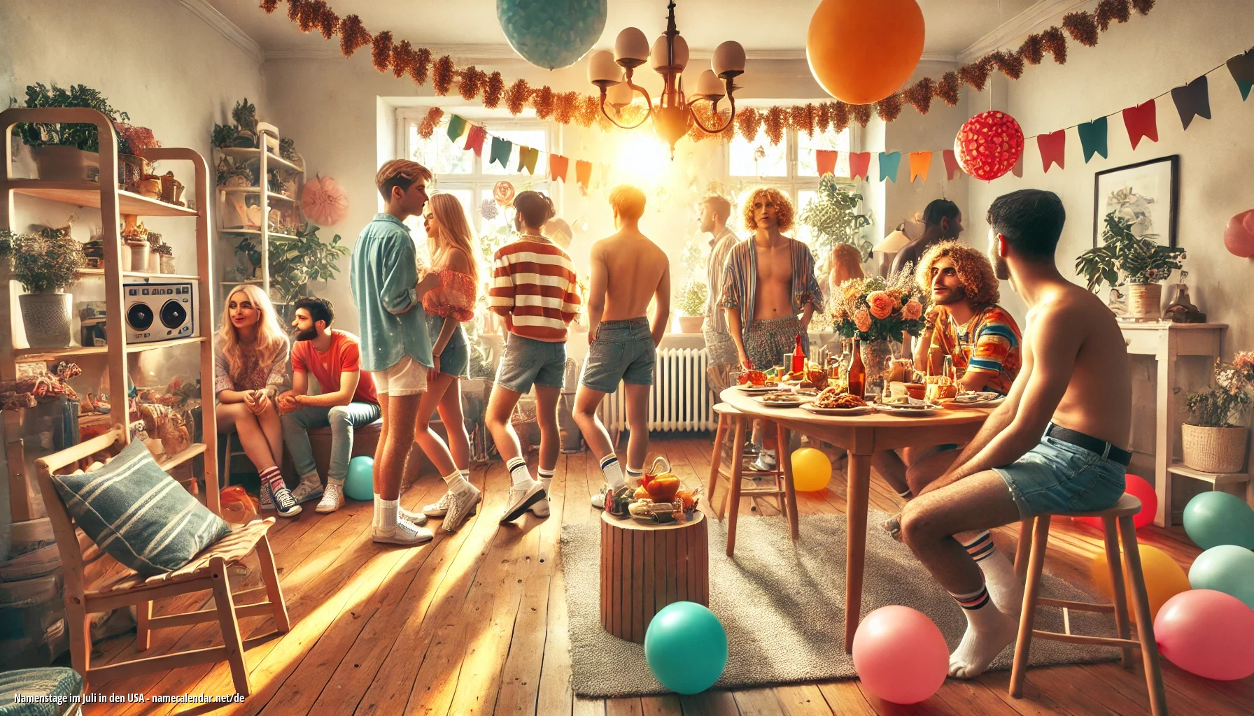 Feier des Namenstages und des Namens in den USA