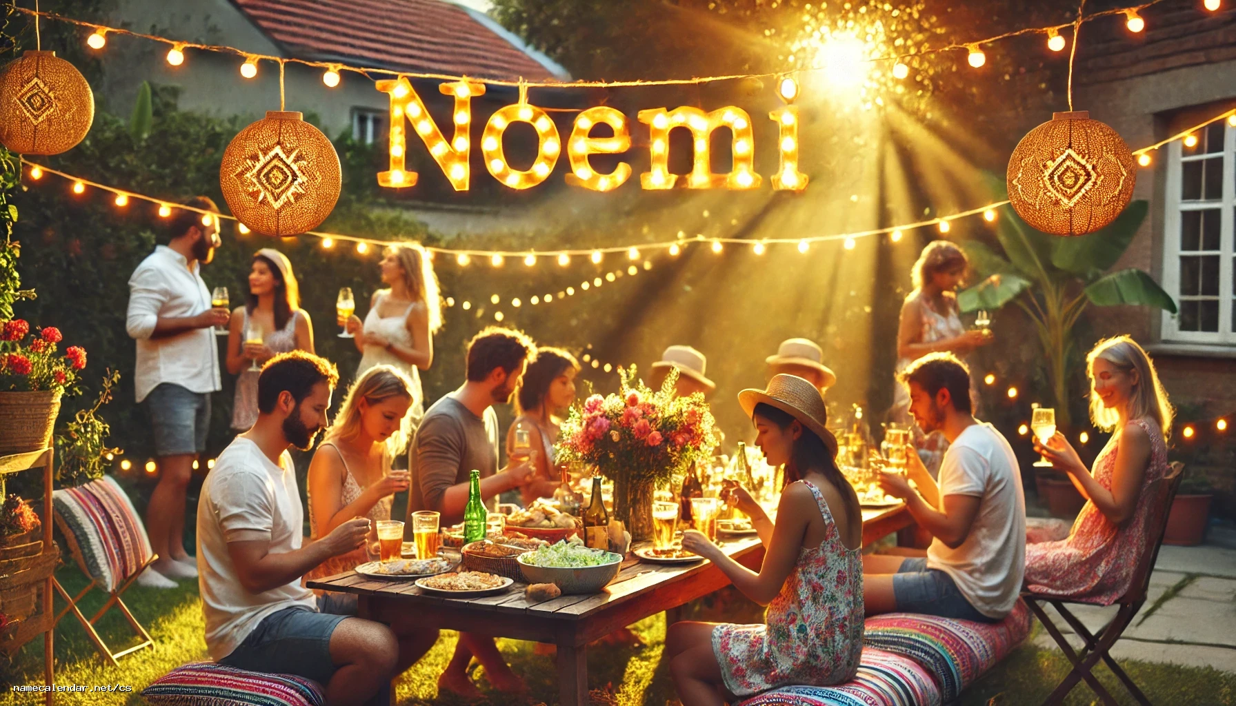 Oslava jmenin a jmenin - Noemí