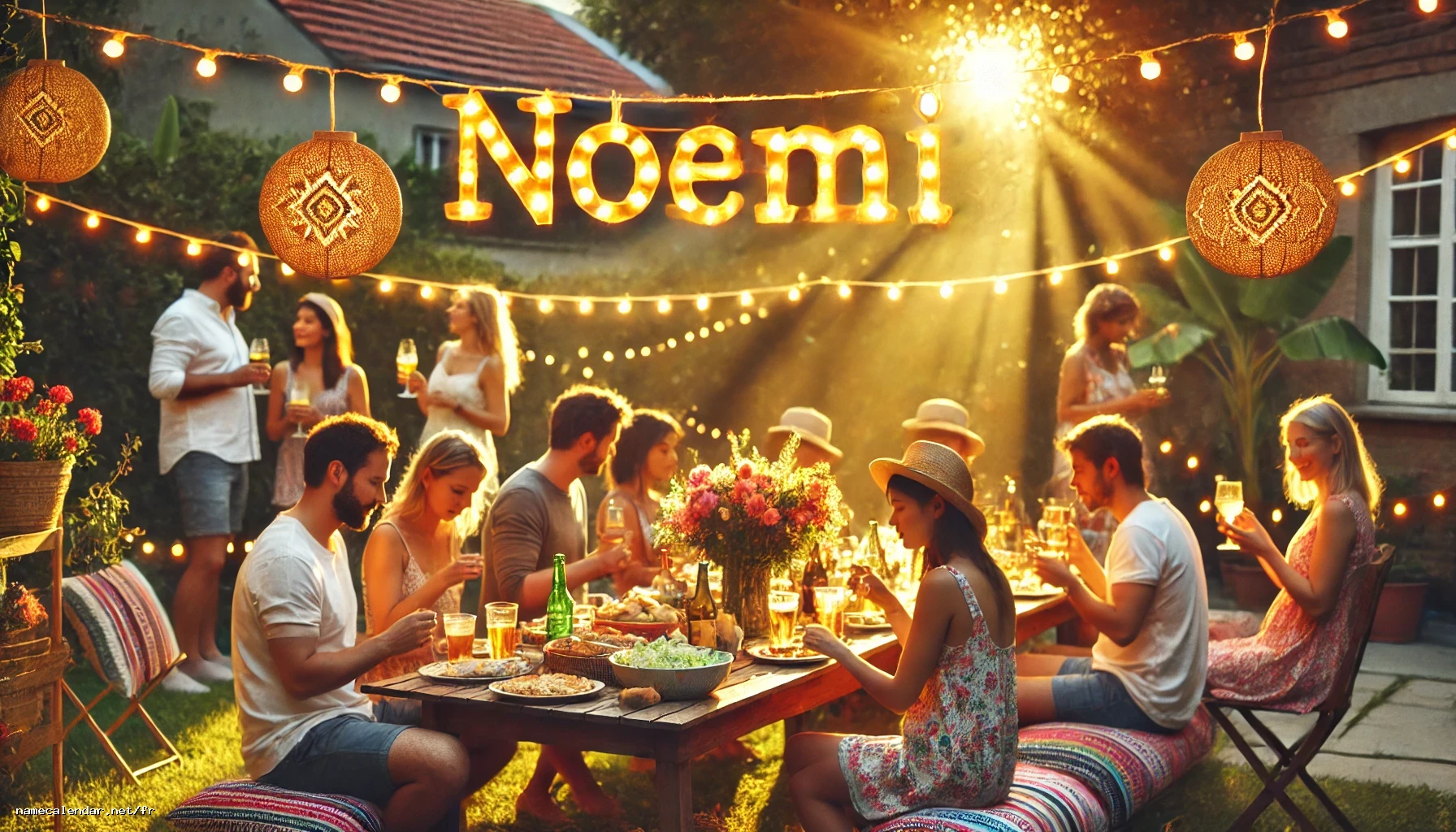 Célébration du jour du nom et du nom - Noemí