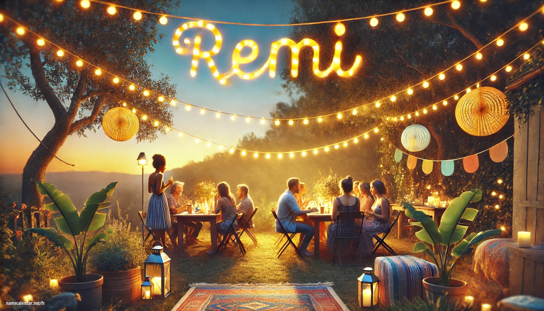 Célébration du jour du nom et du nom - Remi