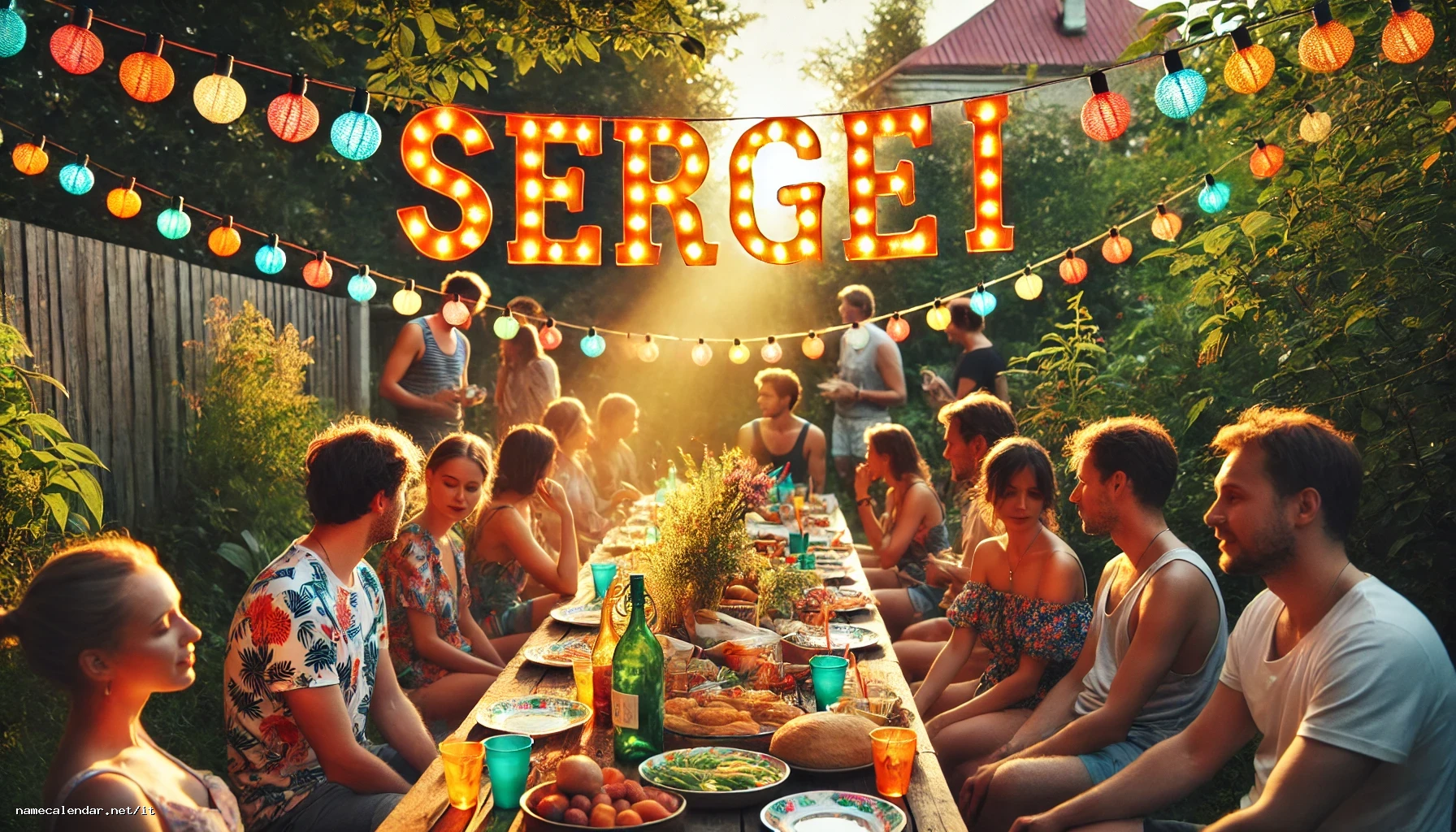 Celebrazione dell'onomastico e del nome - Sergei