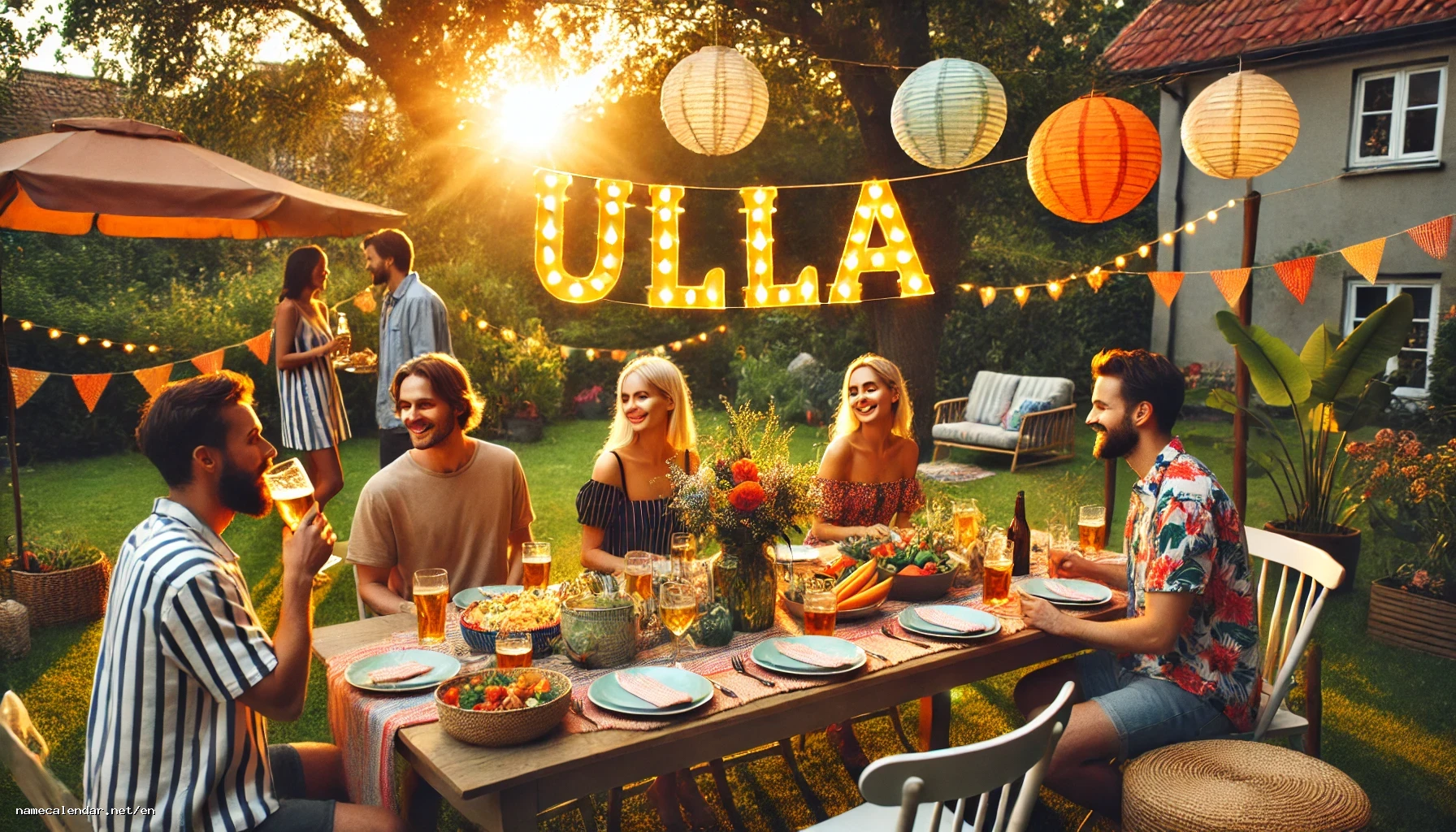 Celebration of name day and name - Ülla