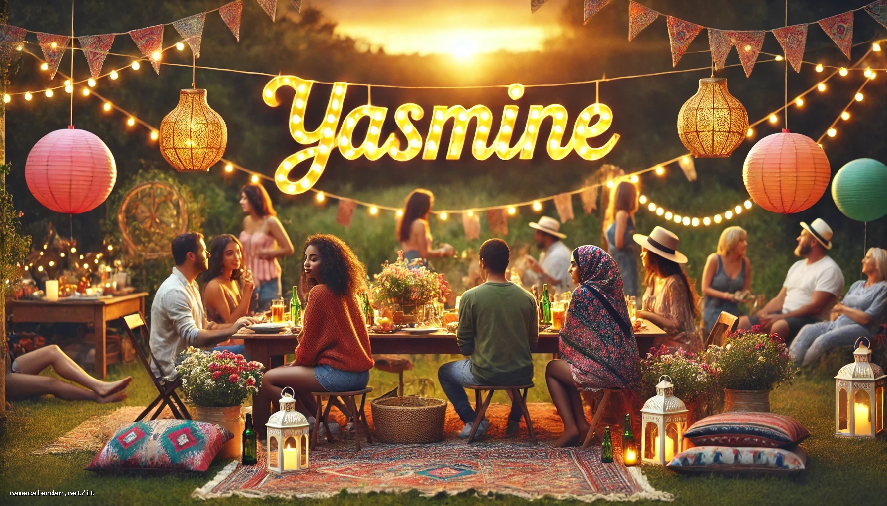 Celebrazione dell'onomastico e del nome - Yasmine